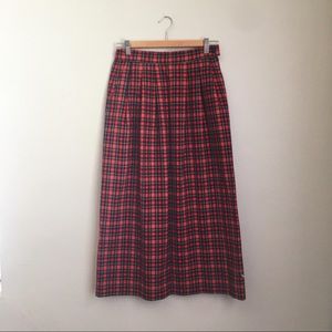 Vintage Plaid Pendleton Skirt